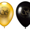 Golden and Black Balloons with logo (50PCS)